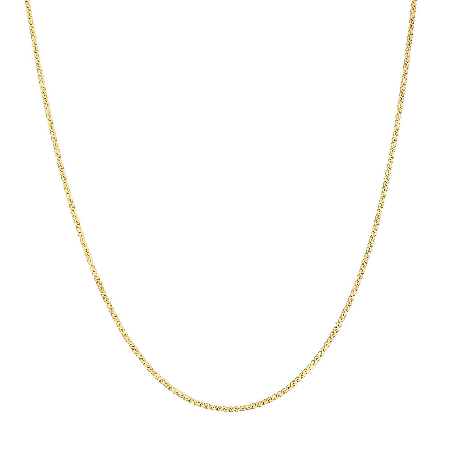  Lady Cozy - Silber / 14kt GP - 45cm